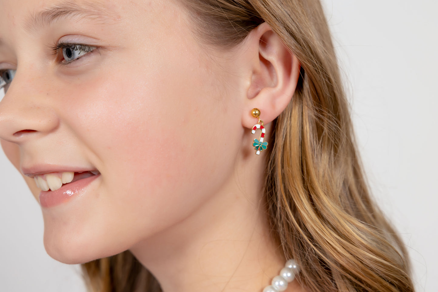 The Candy Cane Earrings- The Dangle Jewelry Collection-Candy Cane Dangle Earrings