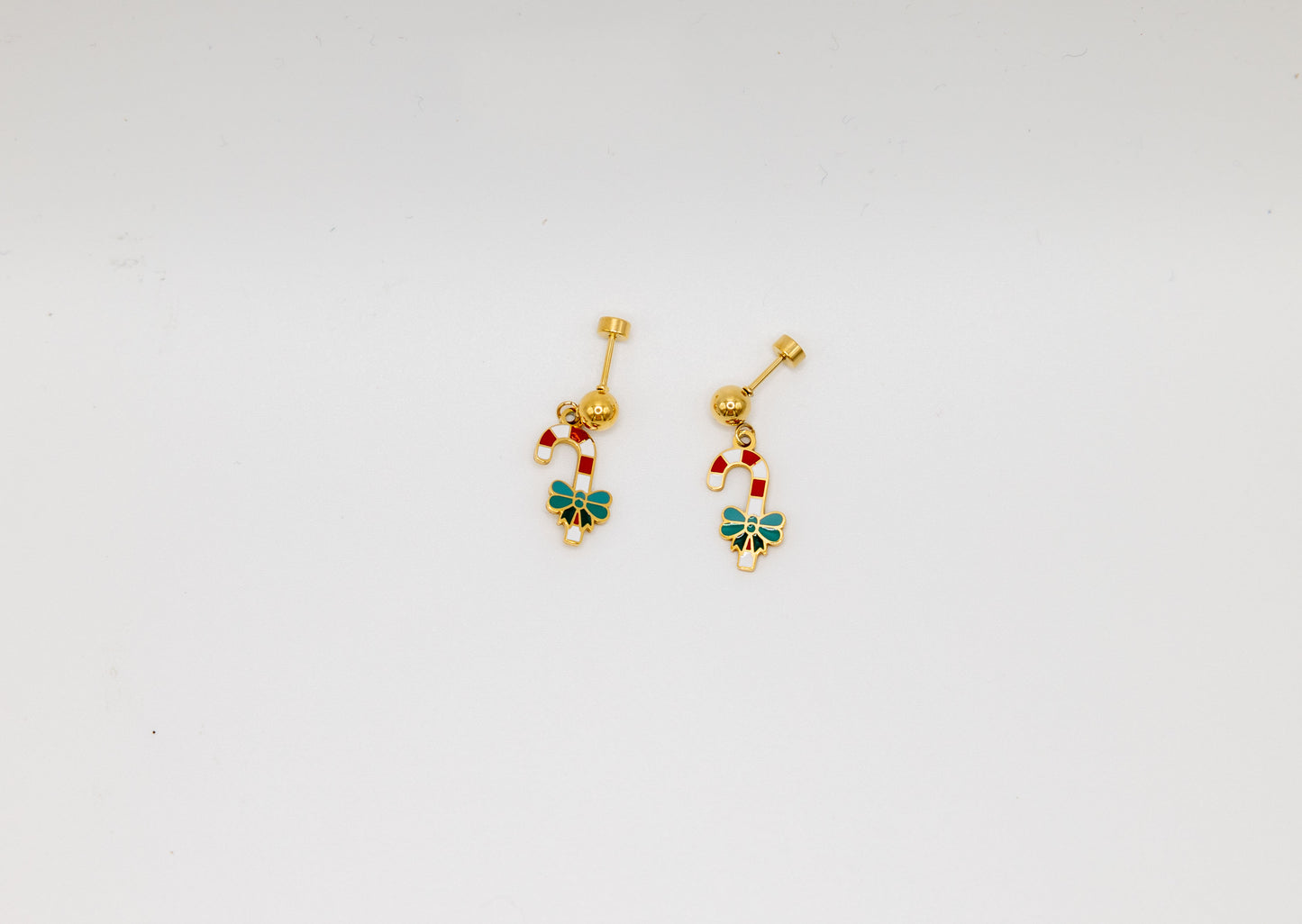 The Candy Cane Earrings- The Dangle Jewelry Collection-Candy Cane Dangle Earrings