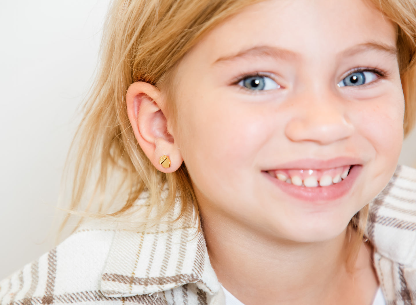 The Acorn Flatback Stud - The Dangle Jewelry Collection-Acorn Earrings