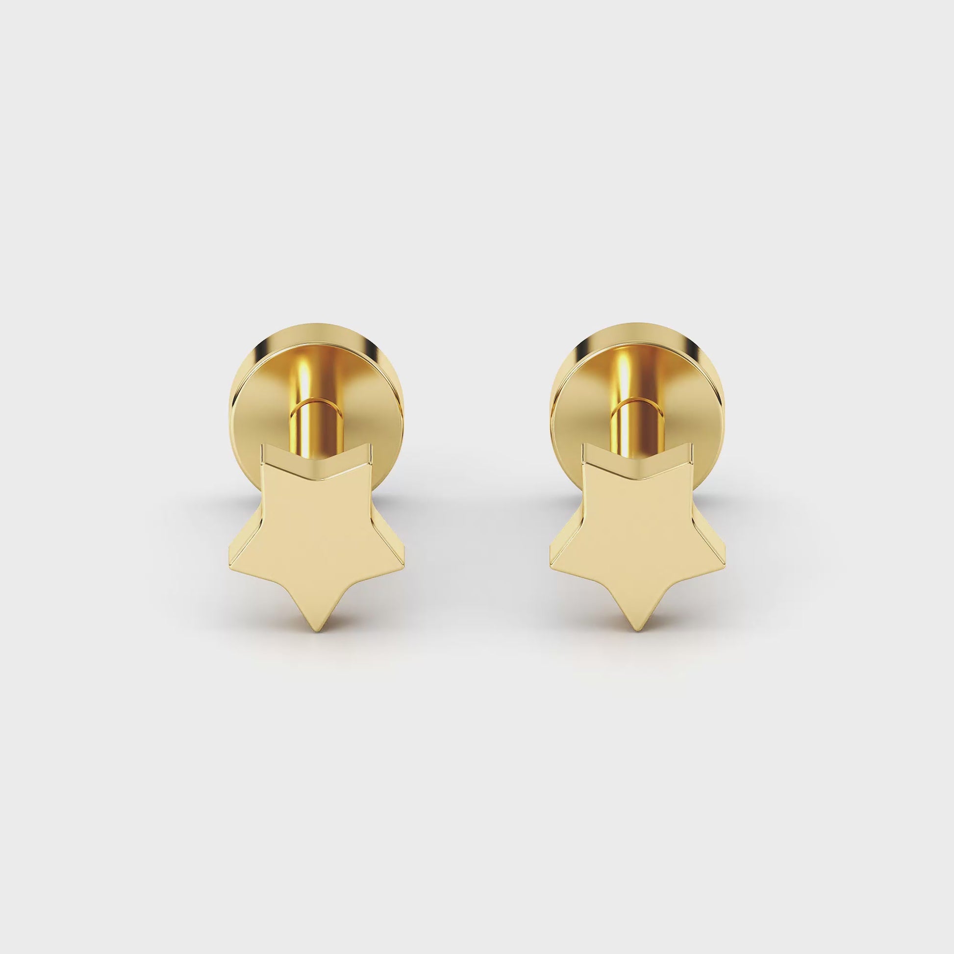 The Starlight Gold Stud - The Dangle Jewelry Collection