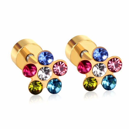 Golden Daydream 18KT Gold Stud Earrings