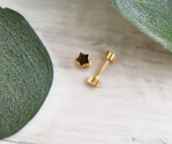 The Starlight Gold Stud - The Dangle Jewelry Collection
