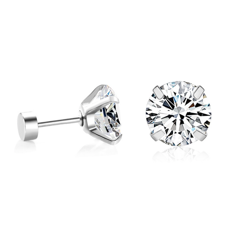 The Ellie Silver Crystal Stud - The Dangle Jewelry Collection