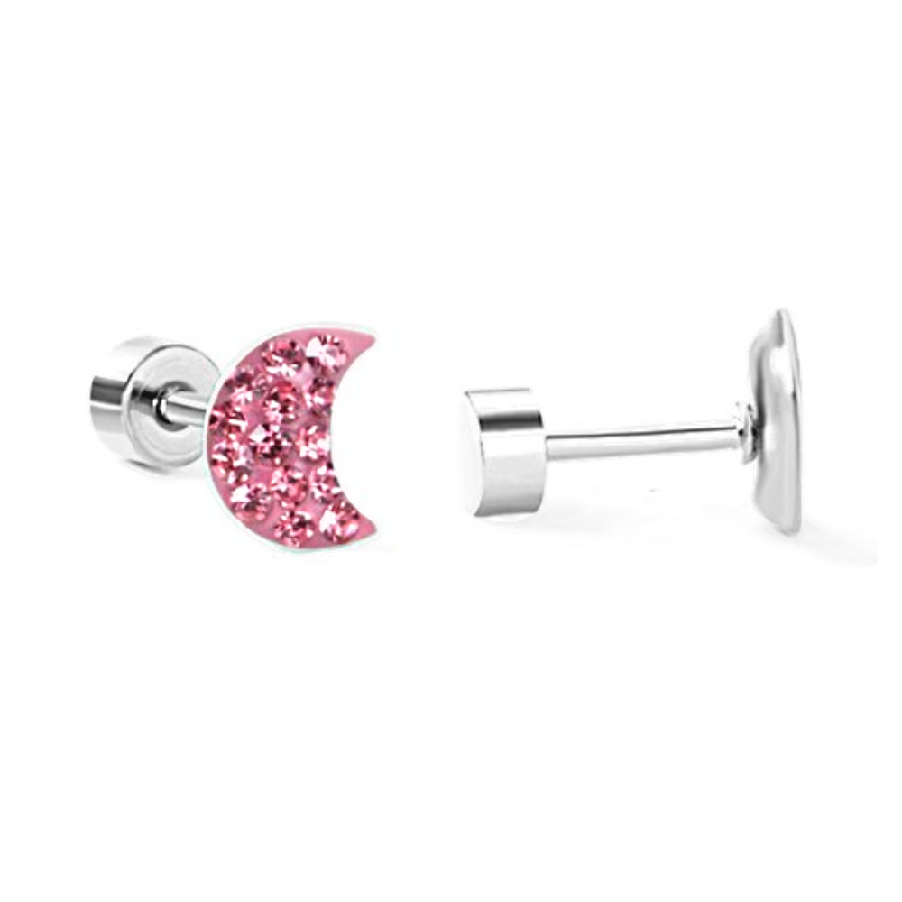 The Dazzling Moon Flatback Stud - The Dangle Jewelry Collection