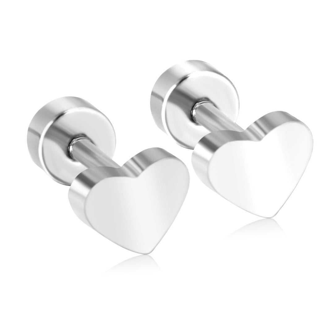 The Simple Heart Stud - The Dangle Jewelry Collection