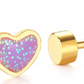 The Sweetheart 18KT Gold Stud - The Dangle Jewelry Collection